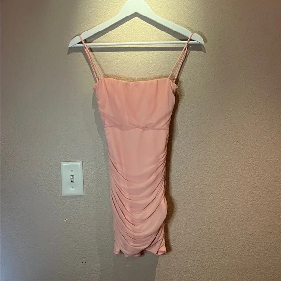 Lucy in The Sky Women’s Mesh Corset Dress in Light Pink Size XXS - Picture 2 of 11